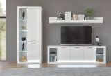 TV-Lowboard Ladis in wei Hochglanz TV Unterteil in Komforthhe XL-Board 198 x 61 cm