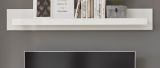 Wandboard Ladis in wei Hochglanz Wandregal 150 x 21 cm