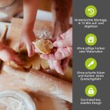 BOMI Lernturm Swubi in wei und grau Learning Tower Stehhilfe fr Kinder