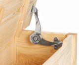 BOMI Kindersitzgruppe Anna in Kiefer naturbelassen Sitzgruppe Kindertisch, Truhenbank und 2 x Stuhl