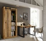 Brombel Set Stove in Old Style hell und anthrazit mit Aktenschrank