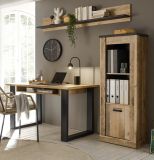 Broregal Stove in Old Style hell und anthrazit Bro Wandregal 160 cm