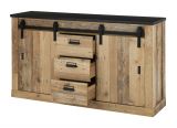 Sideboard Stove in Old Style hell und anthrazit Kommode 162 x 91 cm