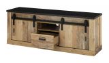 TV-Lowboard Stove in Old Style hell und anthrazit TV Unterteil in Komforth�he 162 x 61 cm