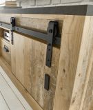 TV-Lowboard Stove in Old Style hell und anthrazit TV Unterteil in Komforth�he 201 x 61 cm