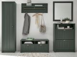 Garderobenpaneel Forres in grn Landhausstil Wandgarderobe 109 x 40 cm