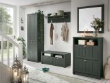 Garderobenschrank Forres in grn Landhausstil Garderobe 60 x 204 cm