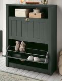 Schuhschrank Forres in grn Landhausstil Flur Schuhkipper 80 x 112 cm