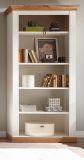 Regal Hemsby in wei Pinie und Eiche Wotan Landhaus Standregal 102 x 202 cm
