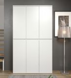 Garderobenschrank Nevada in wei Schuhschrank 111 x 191 cm