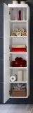 Badezimmer Hochschrank Devon in wei Hochglanz Badschrank hngend 35 x 170 cm