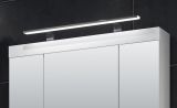 Badm�bel Set Devon in wei� Hochglanz Badkombination h�ngend MIT Waschbecken 80 x 190 cm