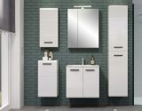 Waschbeckenunterschrank MIT Waschbecken Riva in wei Hochglanz Waschtisch hngend 62 x 59 cm