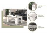 Couchtisch Titan in wei Beistelltisch mit Ablage 100 x 60 cm