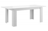 Esstisch Titan in wei Kchentisch ausziehbar mit Einlegeplatte 160 - 200 x 90 cm