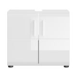 Waschbeckenunterschrank Ice in wei Hochglanz Badezimmer Unterschrank 60 x 54 cm