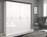Garderobe ProjektX in wei Hochglanz Mehrzweckschrank 183 x 193 cm