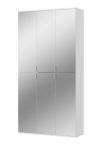 Garderobenschrank mit Spiegel ProjektX in wei Mehrzweckschrank mit Spiegeltren 91 x 193 cm