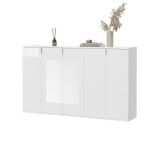 Sideboard ProjektX in wei Hochglanz Kommode Mehrzweckschrank 152 x 99 cm