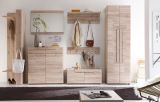 Garderobenpaneel Malea in Eiche San Remo Garderobenleiste 88 x 18 cm Wandgarderobe