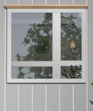 Garderobenspiegel Landside in grau und Eiche Artisan Landhaus Flur Diele Spiegel 91 x 89 cm