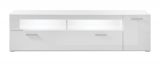 TV-Lowboard Crucero in wei Hochglanz TV Unterteil 180 x 48 cm