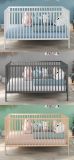 Babyzimmer Babybett Universal in Massivholz Buche Klarlack Gitterbett mit Schlupfsprossen und Lattenrost Liegeflche 70 x 140 cm