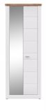 Garderobenschrank Michigan in wei matt und Viking Eiche Garderobe oder groer Schuhschrank 79 x 204 cm