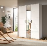 Flurschrank mit Spiegel Prego in wei Schuhschrank 30 x 191 cm