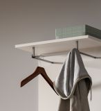 Garderobe Set 5-teilig Prego in wei Hochglanz Garderobenkombination 165 x 191 cm