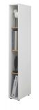 Aktenregal Center in wei und Wotan Eiche Standregal fr Homeoffice und Bro 20 x 158 cm