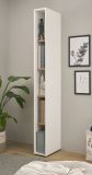 Aktenregal Center in wei und Wotan Eiche Standregal fr Homeoffice und Bro 20 x 200 cm