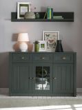 Sideboard Forres in grn Landhaus Kommode 130 x 86 cm