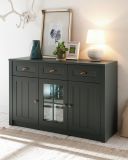 Sideboard Forres in grn Landhaus Kommode 130 x 86 cm