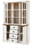 Buffetschrank Seyne in wei Pinie und Eiche hell Landhaus Buffet 130 x 198 cm