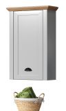 Badezimmer Hngeschrank Landside in grau und Eiche Artisan Landhaus Badschrank hngend 46 x 73 cm