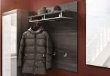 Garderobenpaneel Scout in Rauchsilber grau Wandgarderobe 90 x 98 cm