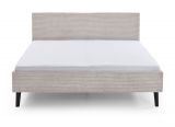 Polsterbett Isola in Beige Cord Doppelbett Liegeflche 180 x 200 cm