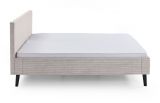 Polsterbett Isola in Beige Cord Doppelbett Liegeflche 180 x 200 cm