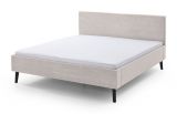 Polsterbett Isola in Beige Cord Doppelbett Liegeflche 180 x 200 cm