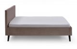 Polsterbett Isola in Taupe Cord Einzelbett Liegeflche 140 x 200 cm