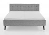 Polsterbett Area in grau Doppelbett Liegeflche 180 x 200 cm
