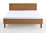 Polsterbett Area in Ocker Doppelbett Liegeflche 180 x 200 cm