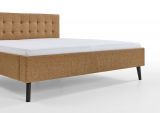 Polsterbett Area in Ocker Doppelbett Liegeflche 180 x 200 cm
