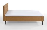 Polsterbett Area in Ocker Einzelbett Liegefl�che 140 x 200 cm