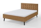 Polsterbett Area in Ocker Einzelbett Liegefl�che 140 x 200 cm