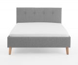 Polsterbett Swing in grau Einzelbett Liegefl�che 140 x 200 cm