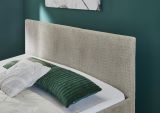 Polsterbett Leros in Taupe Boucle Doppelbett Liegeflche 180 x 200 cm