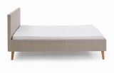 Polsterbett Leros in Taupe Boucle Einzelbett Liegefl�che 140 x 200 cm