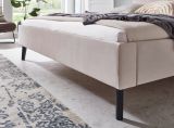 Polsterbett Telso in beige Doppelbett Liegeflche 180 x 200 cm